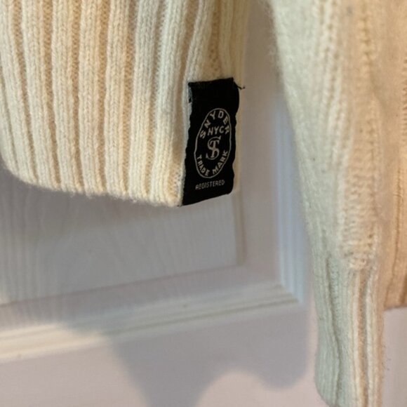 Todd Snyder Wool Cable Crew Bisque Sz XL.  NWT - Picture 3 of 6